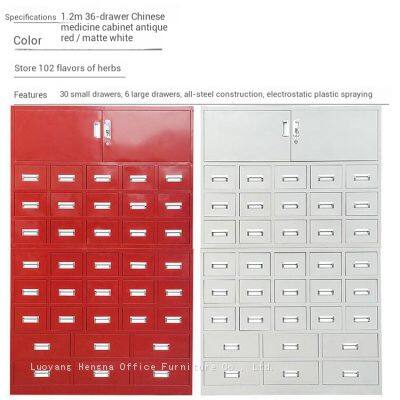 Customizable Chinese Medicine Cabinet – 36-102 Herb Multi-Grid Storage for Singapore Medical Centers Supplier photo-5