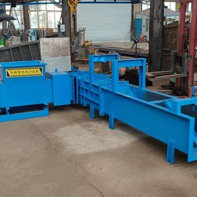 Prensador a frio para compactação de derretedor de espuma EPS e compressor, triturador com fusão a quente e prensa a frio photo-6