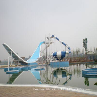 Water Park Equipment | Outdoor Large Water Village | Parent-child Interactive Water House | Large Water Play Combination Slide