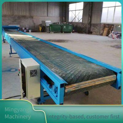 Mobile Circular Pipe Main Frame Conveyor, 220v Household Belt Conveyor, Mobile Telescopic Belt Conveyor photo-4