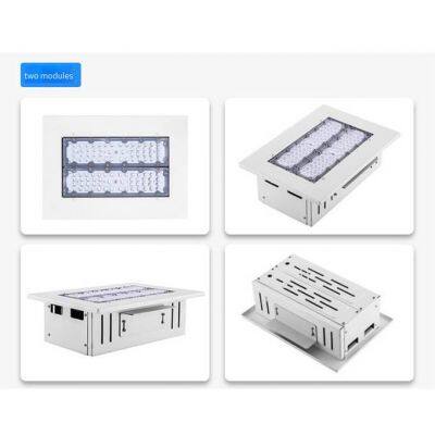 Factory-directly-supplied Led Gas Station Lights, 100w/150w/200w, Modular Led Lights Specially Designed for Gas Stations