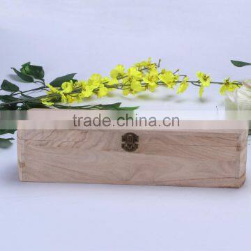 solid wooden wine box,finished natural wine box