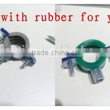 China supplier stainless steel pipe clamp with epdm