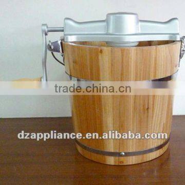 4QT ORIGINAL WOODEN BUCKET ICE CREAM MAKER photo-2