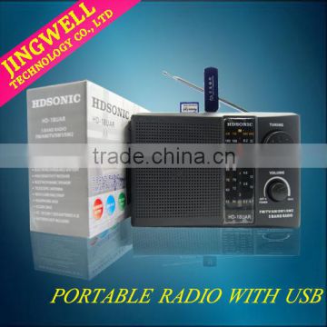 Antique Portable Retro Style Home Use Radio Player