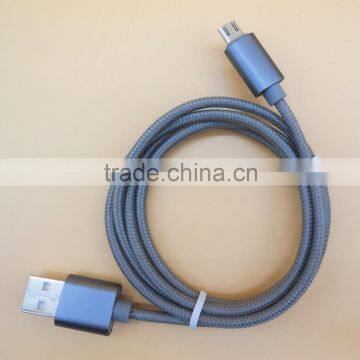 Free Samples Nylon material USB2.0 micro cable