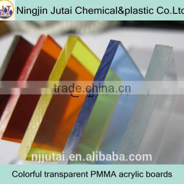 Colorful transparent PMMA acrylic boards