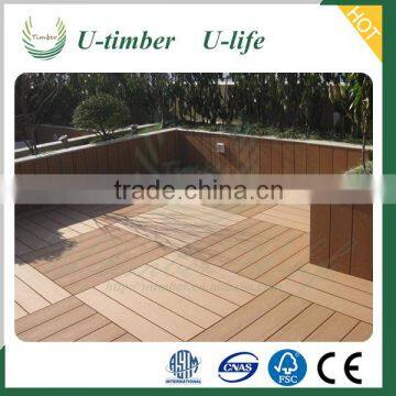 Magic Material Wood Plastic Composite DIY Decking Outside Use