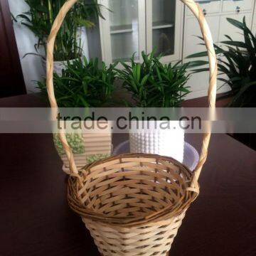 Small wicker basket for flower,decorative willow gift basket