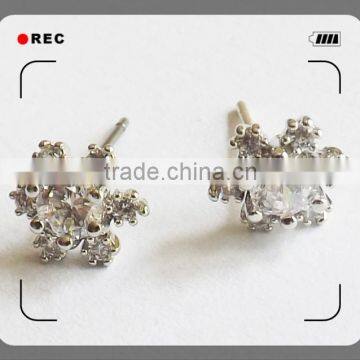 100% Brass Cooper Alloy Plating Gold Earring Design photo-3