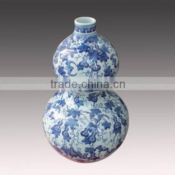 Home Decorative Ceramic Vase With Blue and White Color photo-3