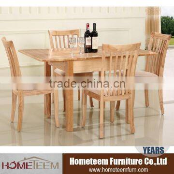 Nature design rectangle wood dining room set