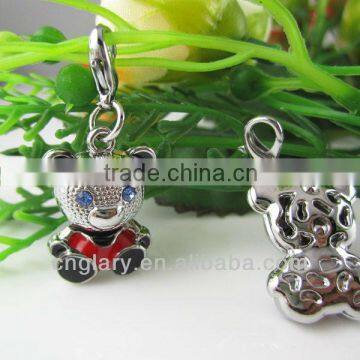 panda keyring,pet charm