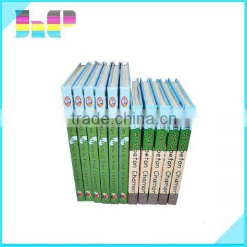 Hardcover story book education textbook with jacket gloss lamination
