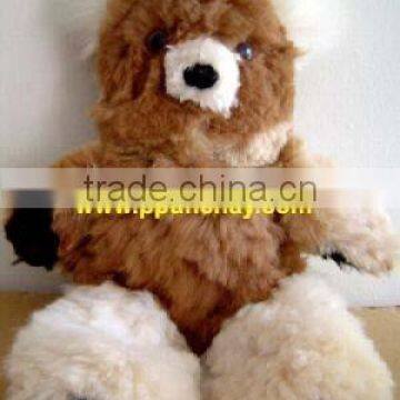 Teddy Bear Toy fur Alpaca 17" Peru