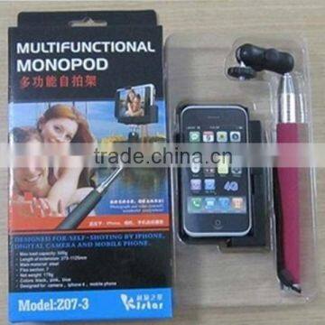 Hot Self-shooting Extendable Hand Held Multifunctional Monopod For iPhone /Phones
