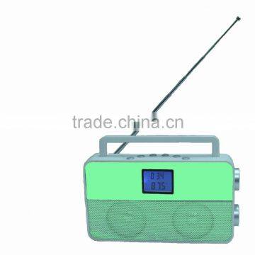 2015 New Exclusive Shining Green PLL Portable Radio