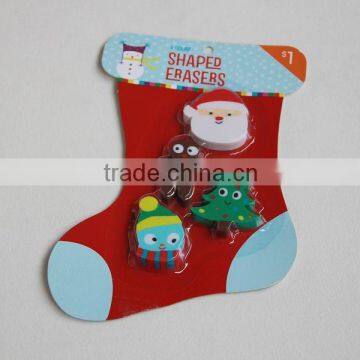 Cartoon eraser die-cut animal shaped eraser