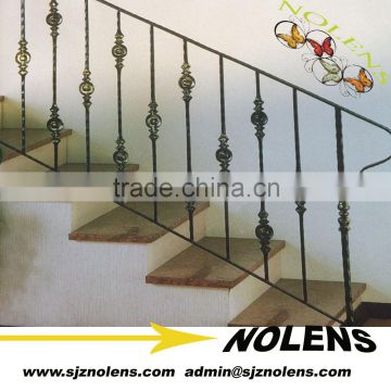 iron staircase handrail/Decor staircase railing/Forged Iron Stair Railing NL918-34