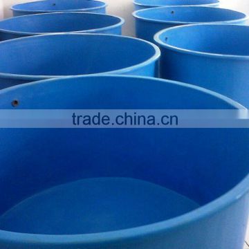 Round fiberglass fish tank for indoor fish farm