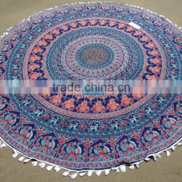 round towel mandala beach throw tapisserie mandala bohemian roundies