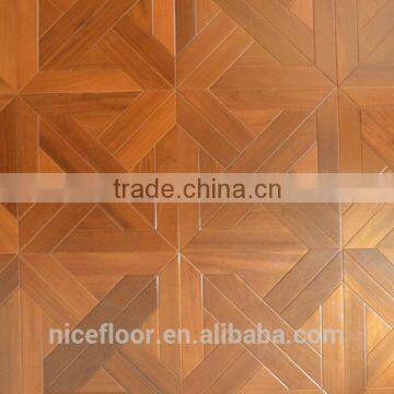 Layered solid wood parquet flooring TEAK PARQUET FLOOR