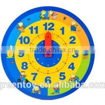 Wooden clock babyToys digital clock