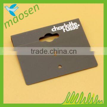 Factory Custom Plastic Logo Printing Earring Card