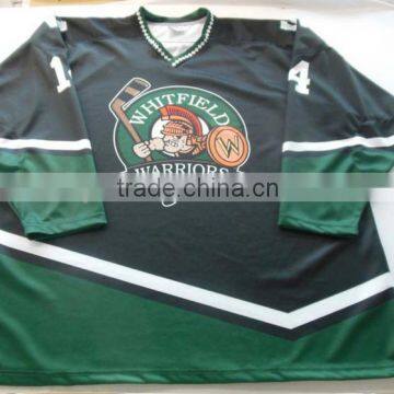 100% polyester dri fit reversible hockey jersey custom design