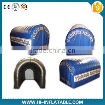 2015 Hot sale inflatable football helmet tunnel