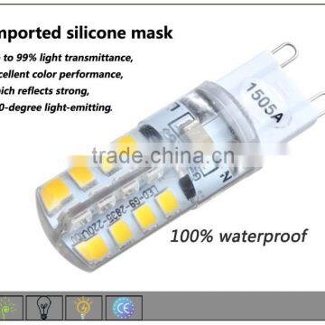 2015 New Design G9 Smd 2835 2.4w 110/220v AC Led Light Bulb photo-2