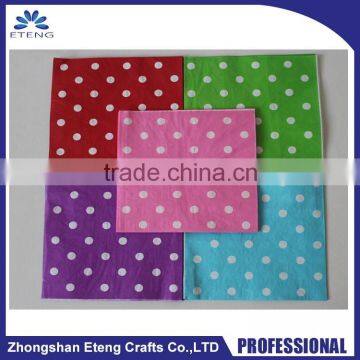 Wholesale fashion custom christmas paper dinner napkins