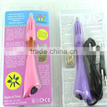 Good quality Hot fix rhinestone tool in pink and purple color