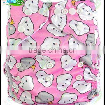 Cutey Printed All In One Best Cloth Diapers China Pedo Baby Diapers