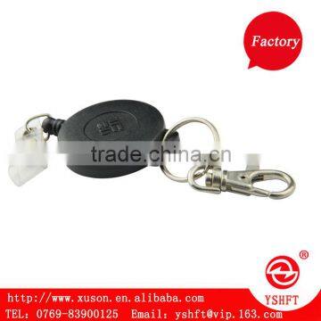 blue retractable PVC badge holder for China Unicom