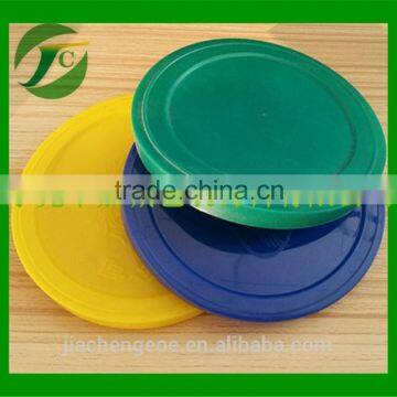 Customized color plastic cap for PET can paper tube container