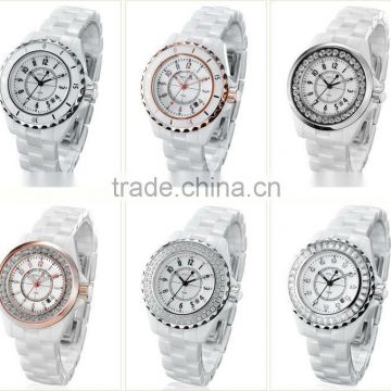 white ceramic lady watches