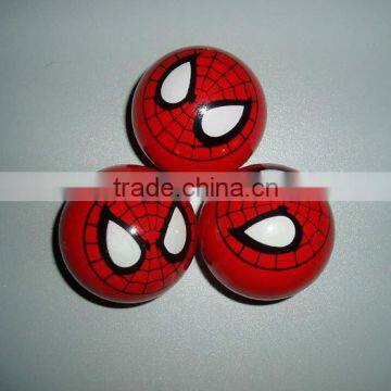 spiderman rubber ball