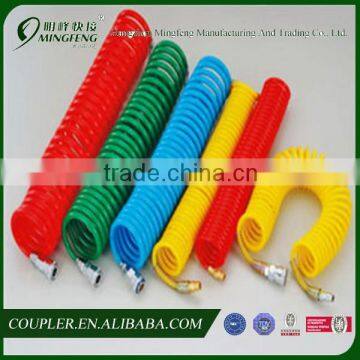10m/15m PU Coiled Hose, Polyurethane Spiral Tube