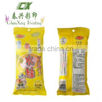 laminated printed backside sealed snack food packaging bag