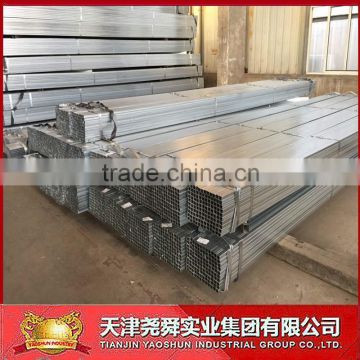 galvanized rectangle steel tube hollow section 50x100mm manufacture