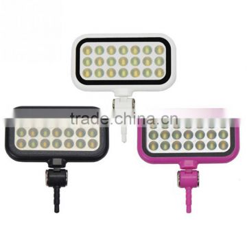 Video Light Ultra-thin Mini LED Flash Light with 21 LED LEDs Lamp Beads Integrated Fill Lights for Selfie Mobile Phone