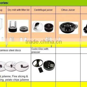 2015 Hot Selling Multi-functional Food Processor 600W Quality Choice photo-2