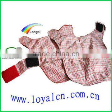 waterproof and breathable PU pet dog print clothes