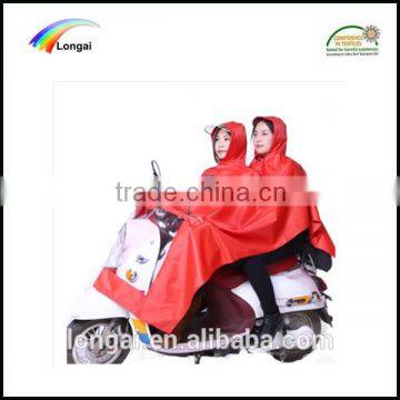 waterproof durable king size bicycle pvc raincoat poncho for sale