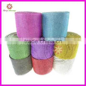 Rhinestones Gemstones Diamond Mesh Sheet Overlay Ribbon Gift Wrapping Decoration