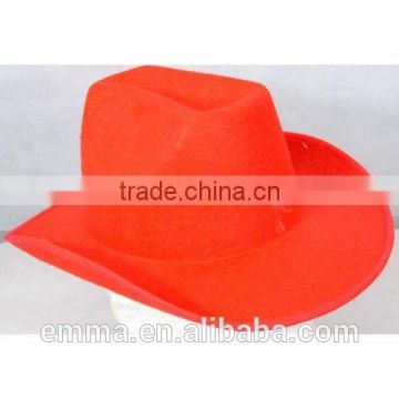 Top new funny cowboy hat hot sale red cowboy hat HT2091