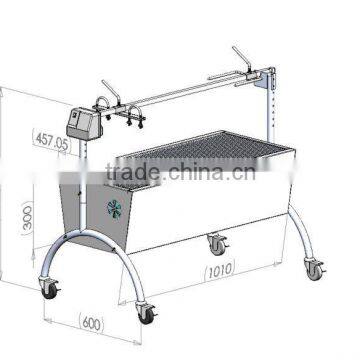 2012 New Rotary Charcoal Barbecue Grill BN-O10