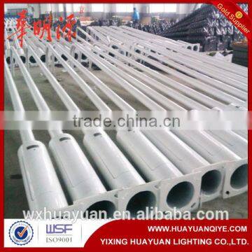 Qualified tubular street light steel pole