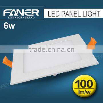 ultra thin 3w/4w/6w/9w/12w/15w/18w/24w square isolated led panel light with ce/ul